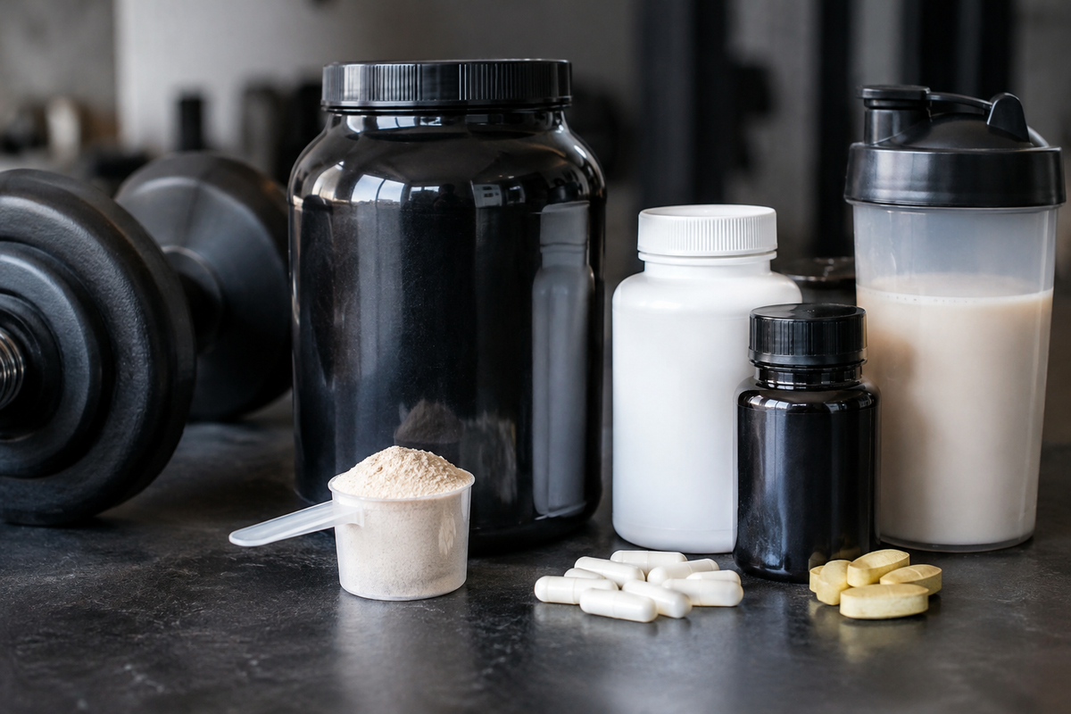 Supplements für Muskelaufbau: Was Einsteiger wirklich brauchen