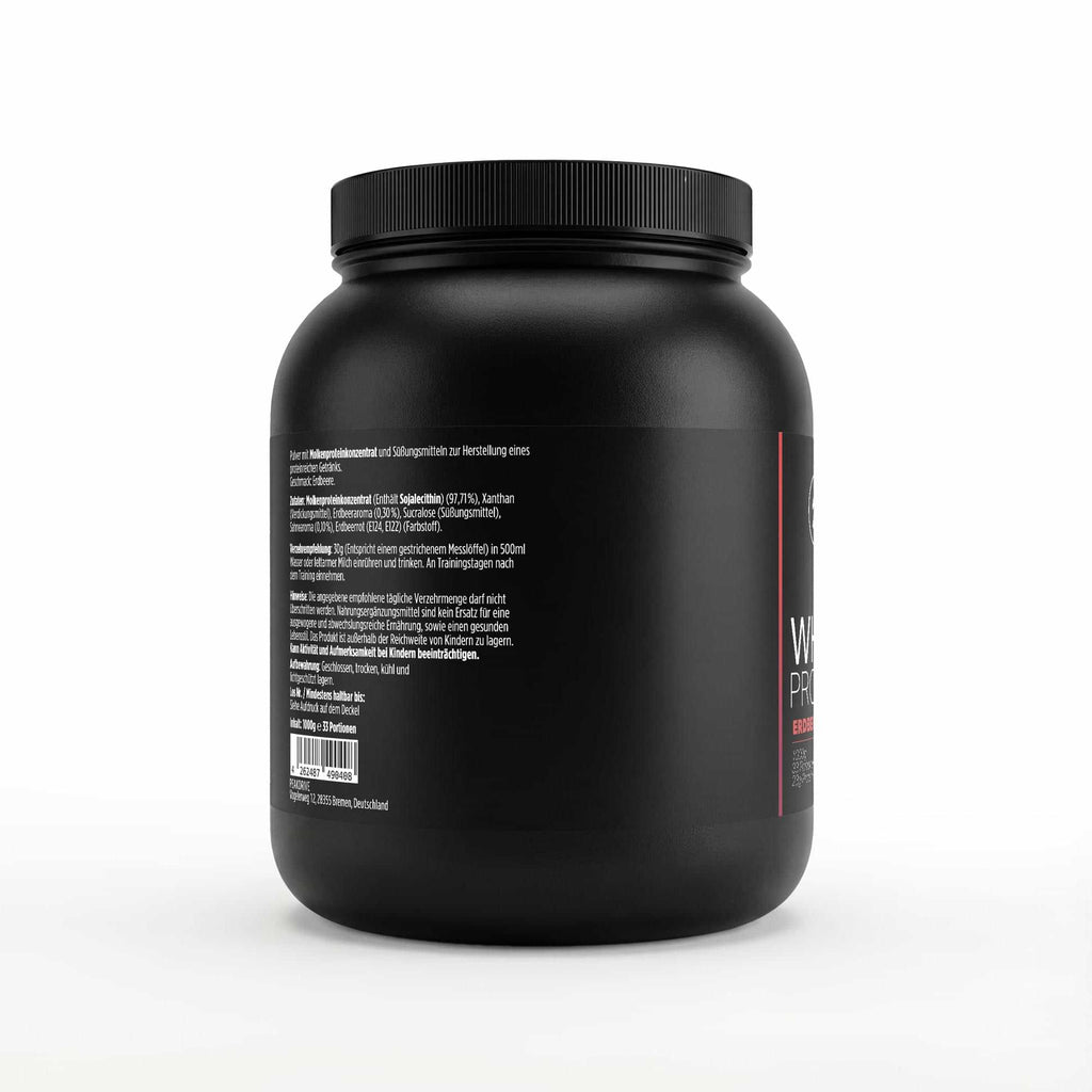 Whey Protein von PEAKDRIVE für Muskelaufbau und Fitness in Premiumqualität, ideal für sportliche Ernährung.