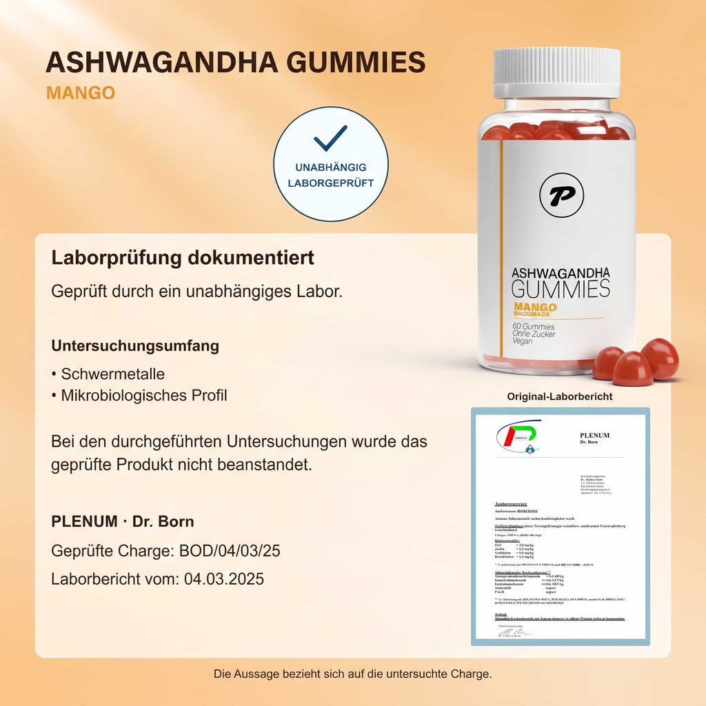 Ashwagandha + Vitamina B6 Gommose - 60 pezzi