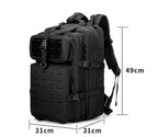 Luxuriöser Outdoor Rucksack, wasserdicht und stilvoll für anspruchsvolle Abenteurer im eleganten Design