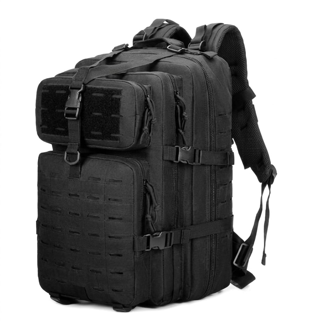 Luxuriöser Outdoor Rucksack, wasserdicht und stilvoll für anspruchsvolle Abenteurer im eleganten Design