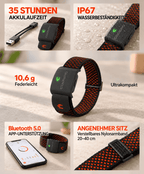 COOSPO HW9 – Bluetooth ve ANT+ Bağlantılı Optik Kol Tipi Nabız Sensörü