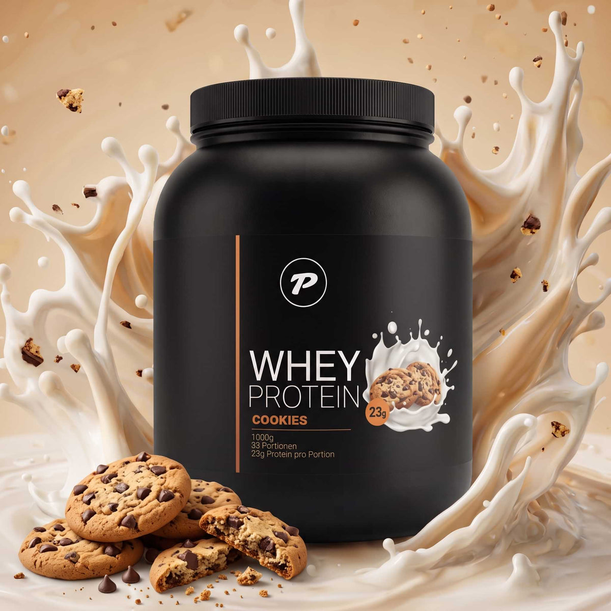 Whey Protein von PEAKDRIVE für Muskelaufbau und Fitness in Premiumqualität, ideal für sportliche Ernährung.