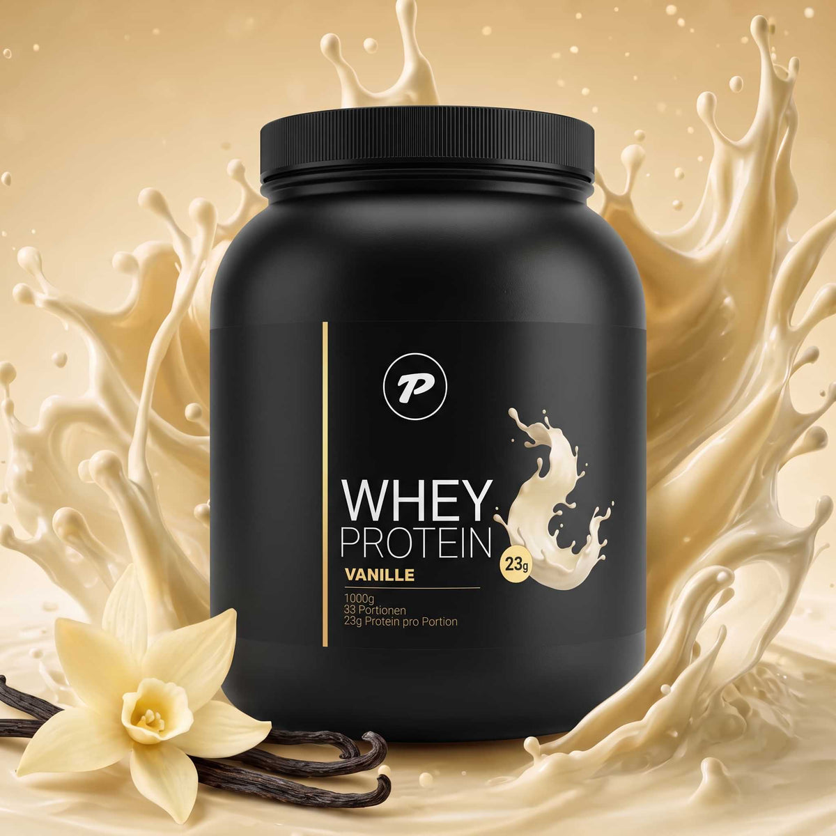Whey Protein von PEAKDRIVE für Muskelaufbau und Fitness in Premiumqualität, ideal für sportliche Ernährung.