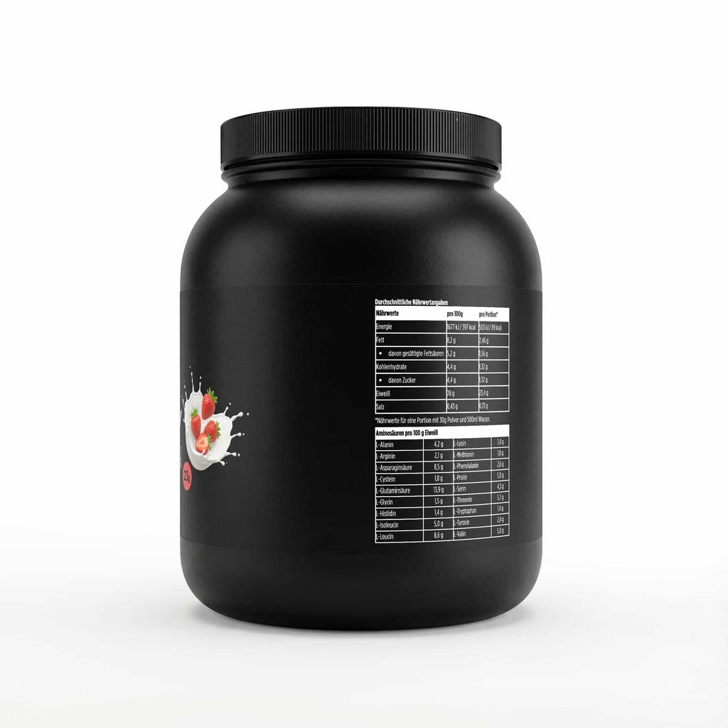 Whey Protein von PEAKDRIVE für Muskelaufbau und Fitness in Premiumqualität, ideal für sportliche Ernährung.