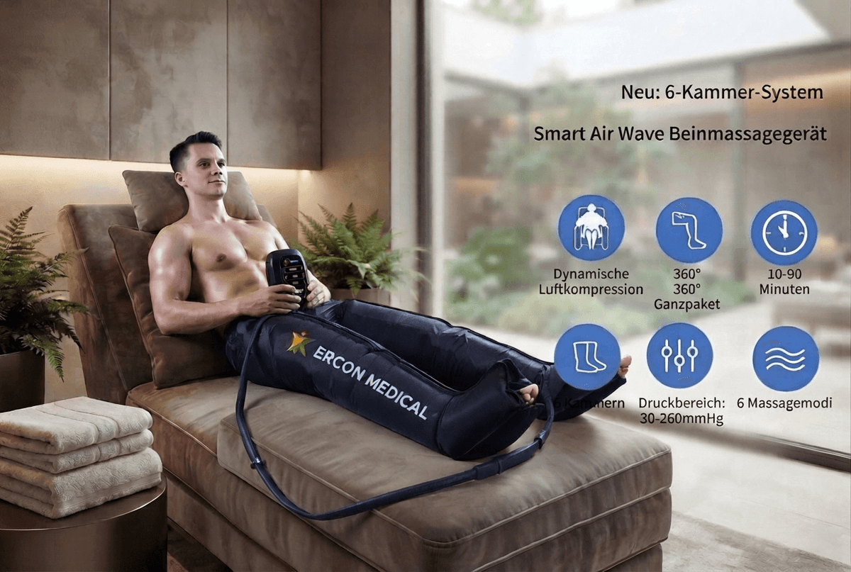 Massage à compression professionnel à 6 chambres.